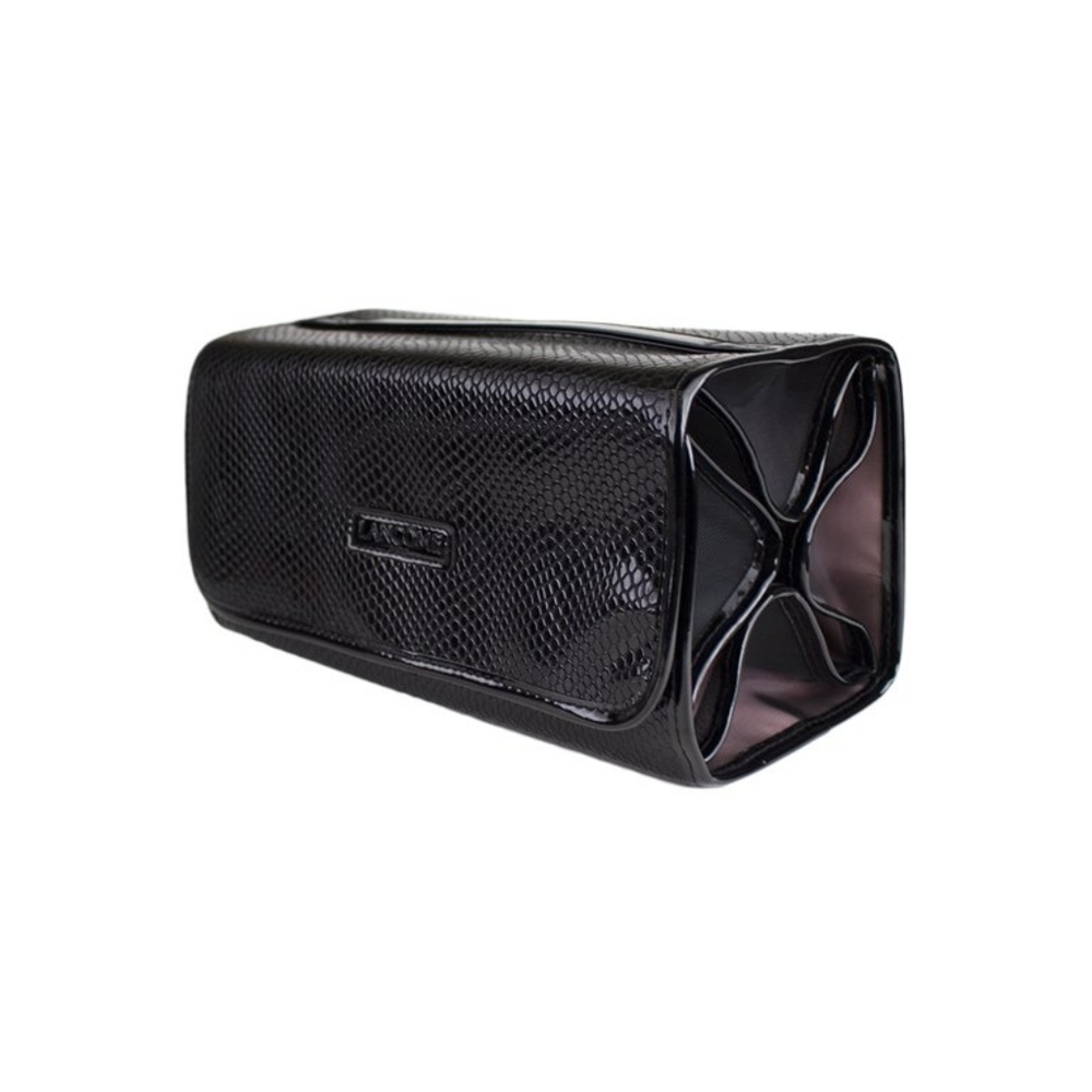Lancome 4-Compartments Black Folding Rectangular Cosmetic Makeup Big Tra…